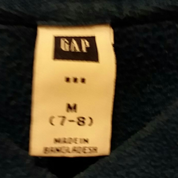 Boys GAP Fleece Shirt Size 7-8 - Picture 2 of 2
